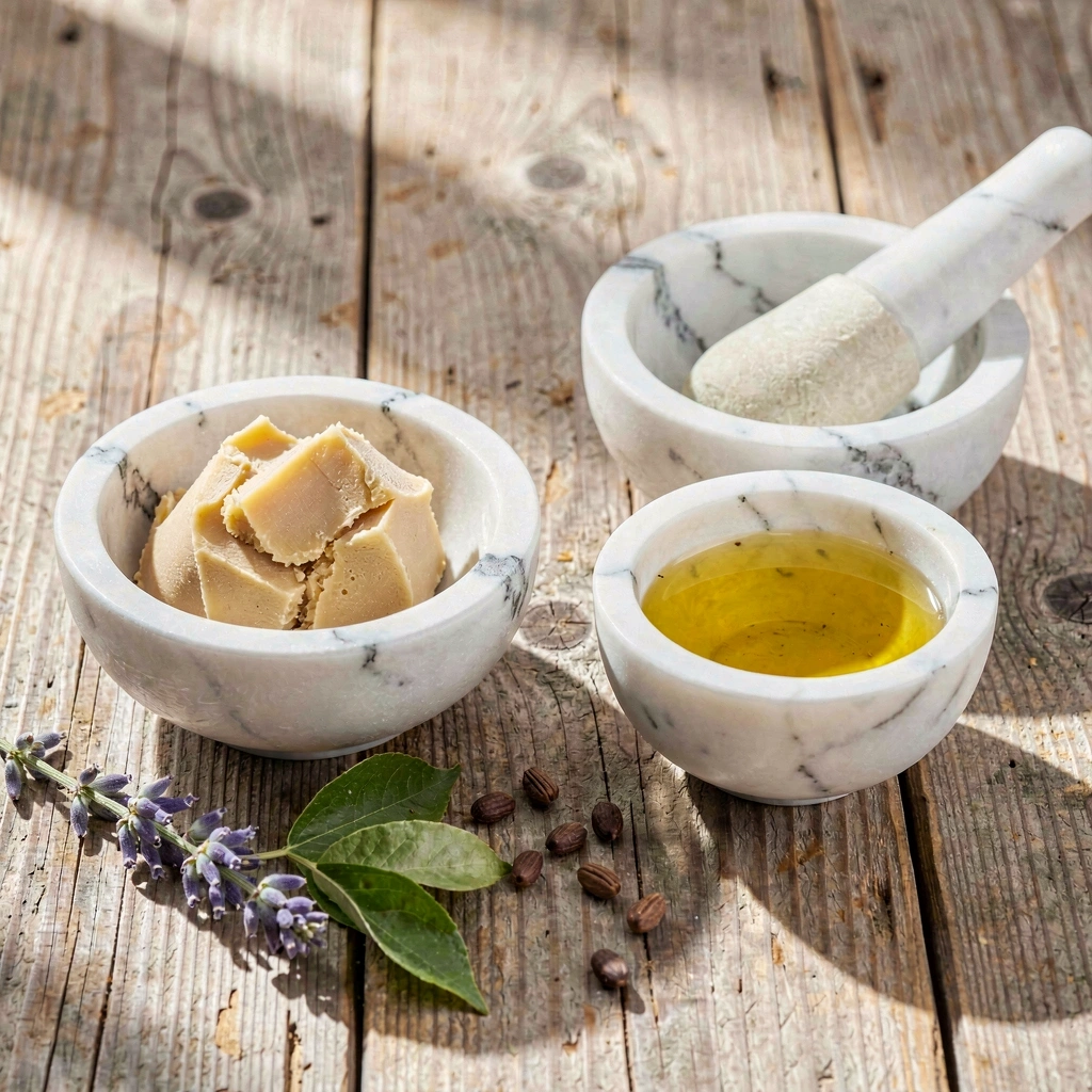 Naturliga råvaror för hudvård